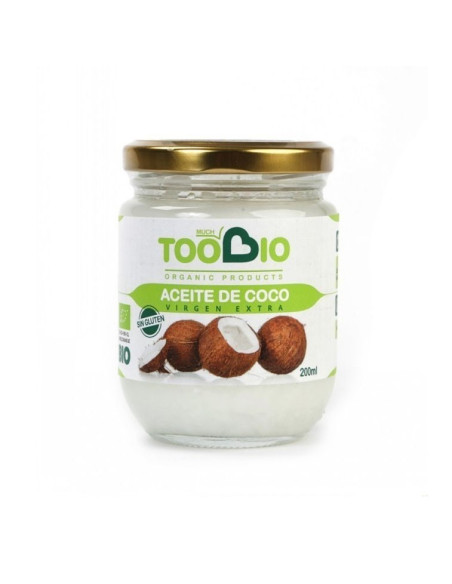 Aceite De Coco Virgen Extra 200ml Bio Toobio