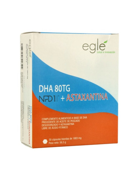 DHA 80TG NPD1 + Astaxantina 30 C?ps. Egl?