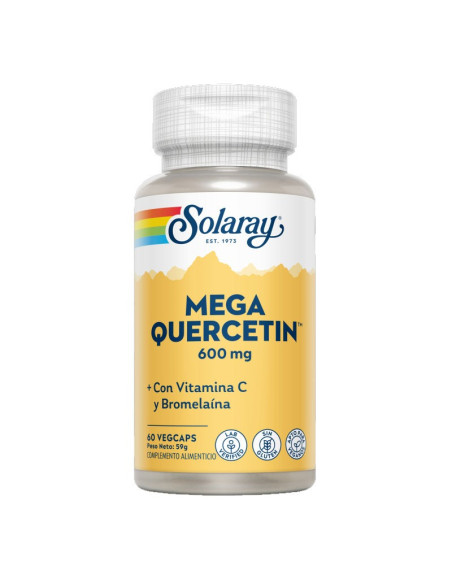 Mega Quercetin 600mg 60 C?ps. SOLARAY