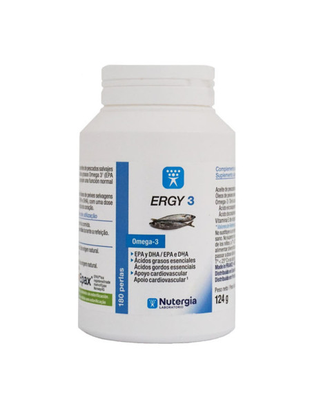 Ergy 3 Omega 3 180 Perlas