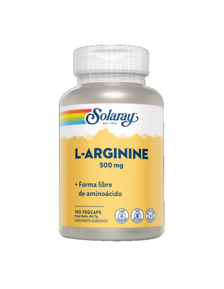 L-Arginina 100 Cáps. Solaray