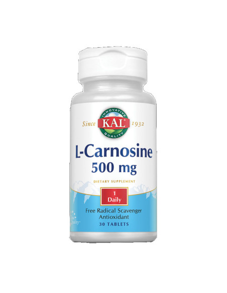 L-Carnosina 500mg 30 Tabletas KAL