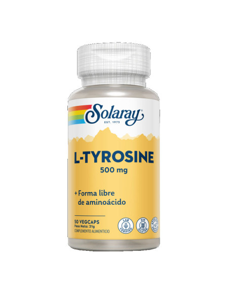 L-Tyrosina 50 Cápsulas Solaray