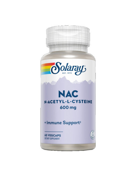 Super NAC (N-acetil cisteína) 600 mg 60 Cápsulas Solaray