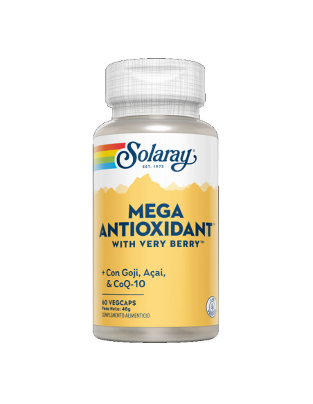 Mega Antiox With Very Berry 60 Cápsulas Solaray