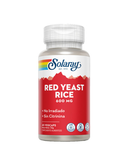 Red Yeast Rice 45 Cápsulas Solaray