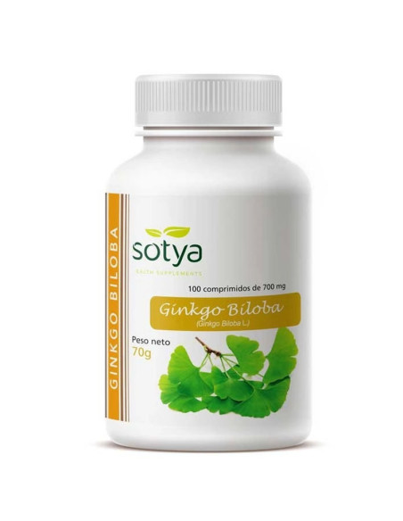 Ginkgo Biloba 100 Comprimidos Sotya