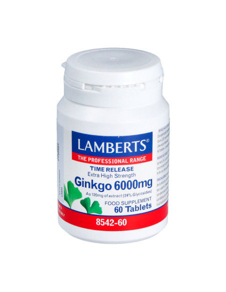 Ginkgo Biloba 60 Tabletas Lamberts