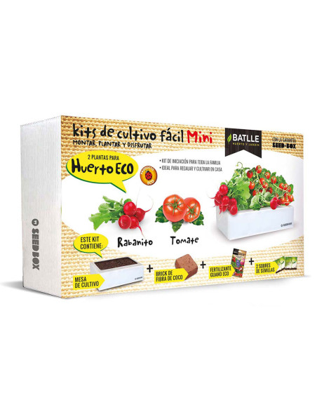 Kit Cultivo Fácil Mini Huerto Eco Battle