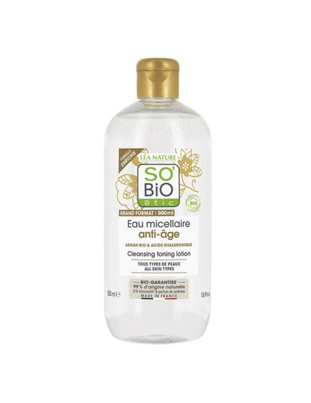 Agua Micelar Argán Antiedad Bio 500ml