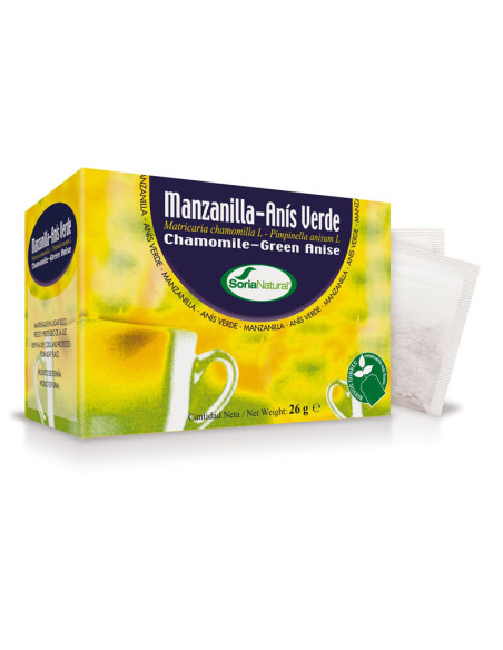 Manzanilla - Anís Verde 20 Filtros Soria Natural