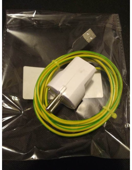 Cable toma de tierra para dispositivo USB TTUSB002 (5mts.)